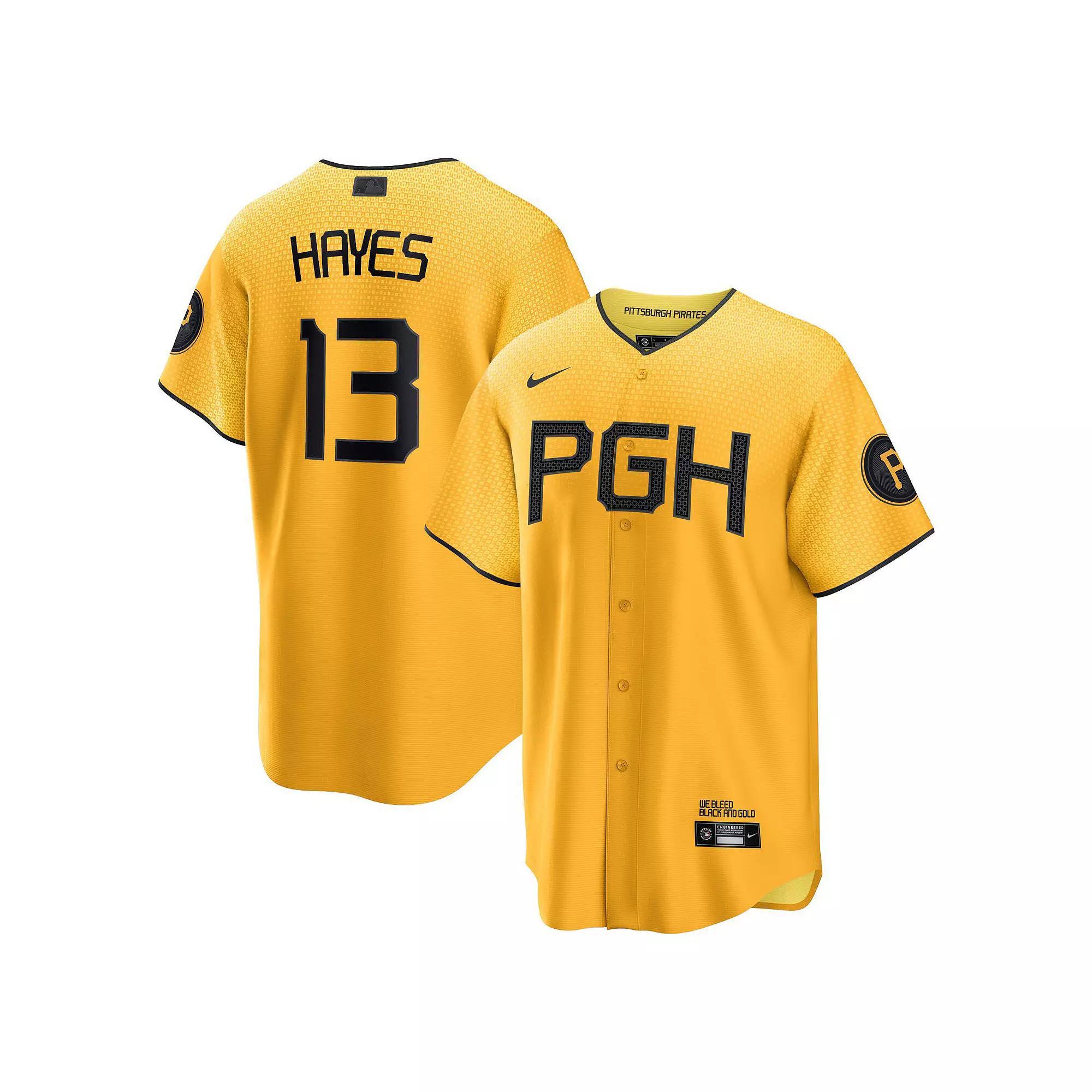 Nike Mens MLB Pittsburgh Pirates City Connect (Roberto Clemente) Replica Baseball Jersey | T77001O1QBT-C21 Product Image