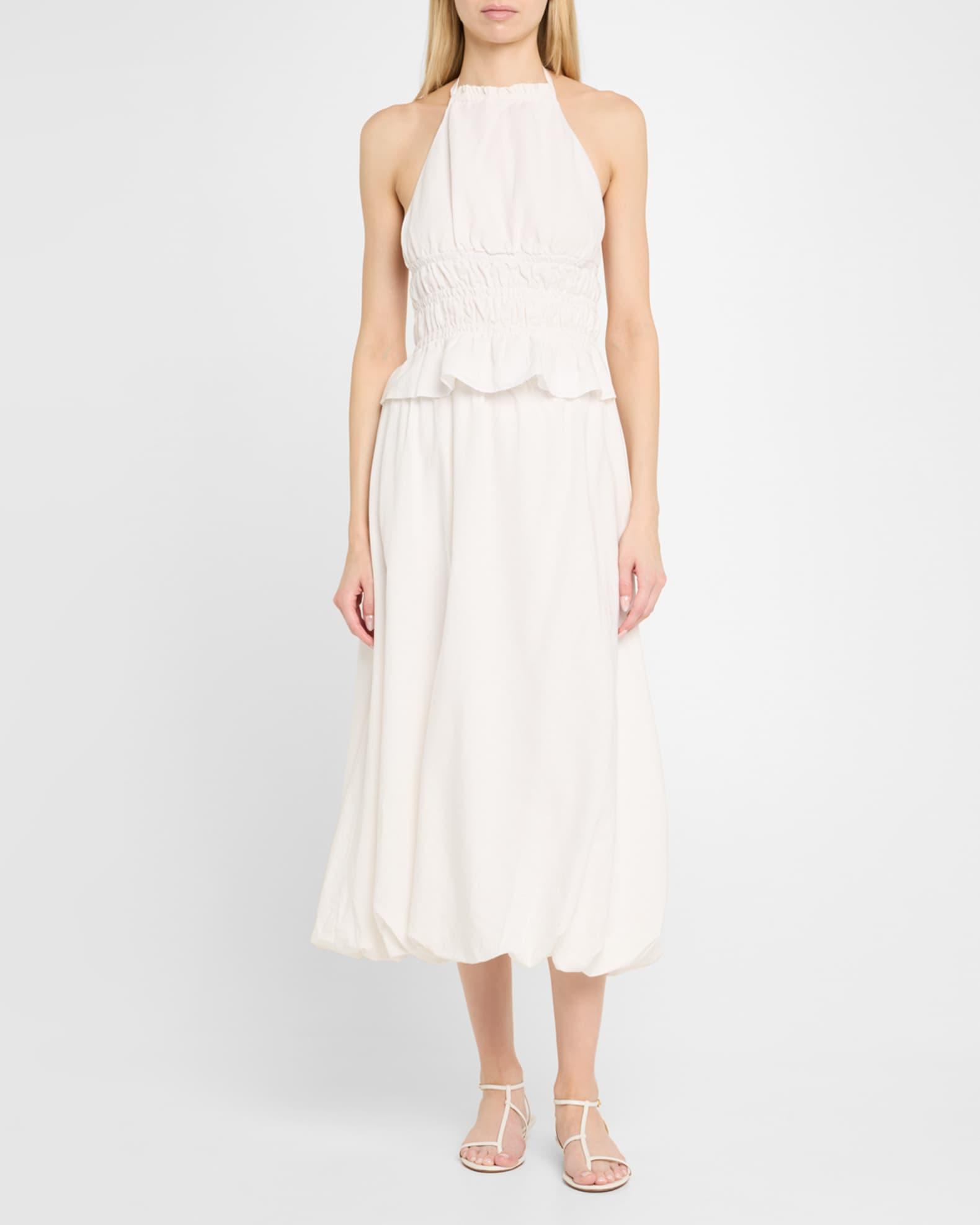 Air Linen Smocked Halter Top Product Image