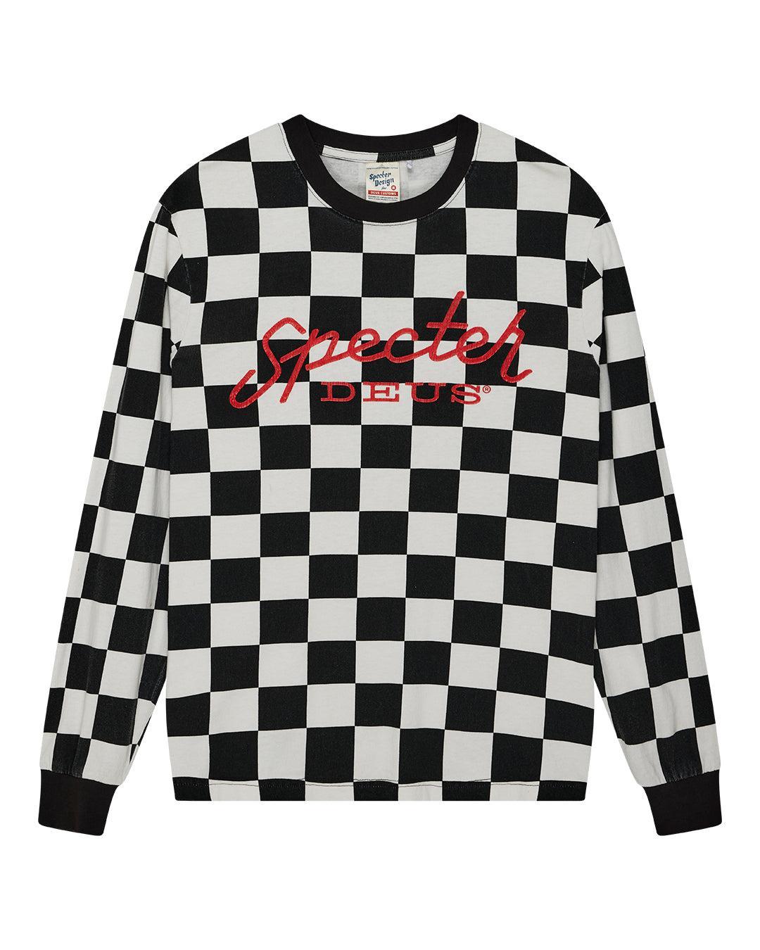 Specter Long Sleeve Tee - Black-White Product Image