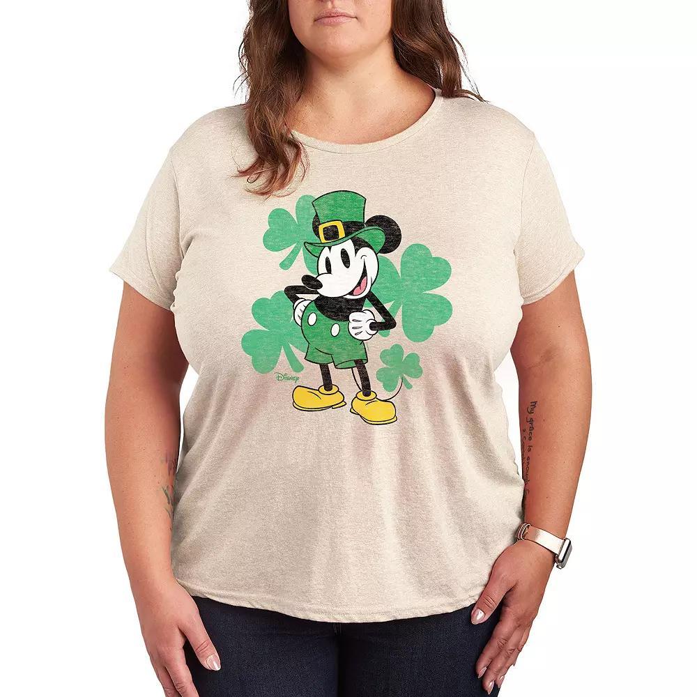 Disney's Mickey Mouse Plus Leprechaun Graphic Tee, Women's,  Product Image