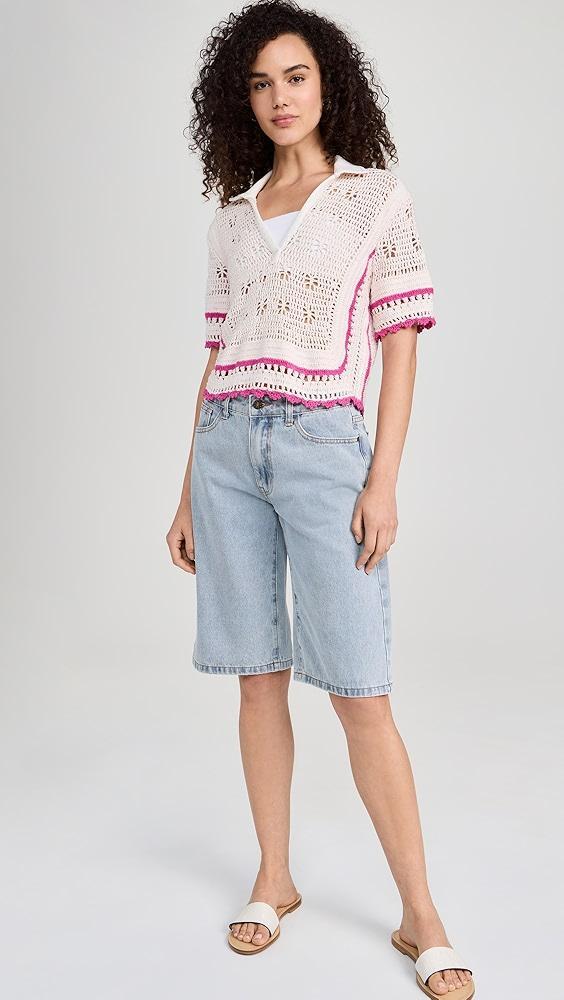 Saylor Lucienne Crochet Top | Shopbop Product Image