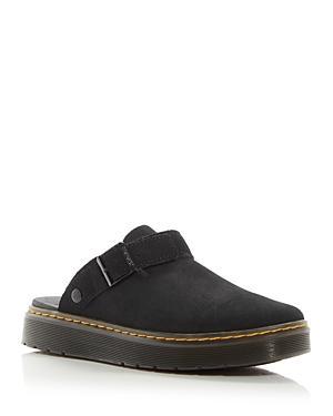 Dr. Martens Womens Carlson Suede Buckle Strap Clogs Product Image