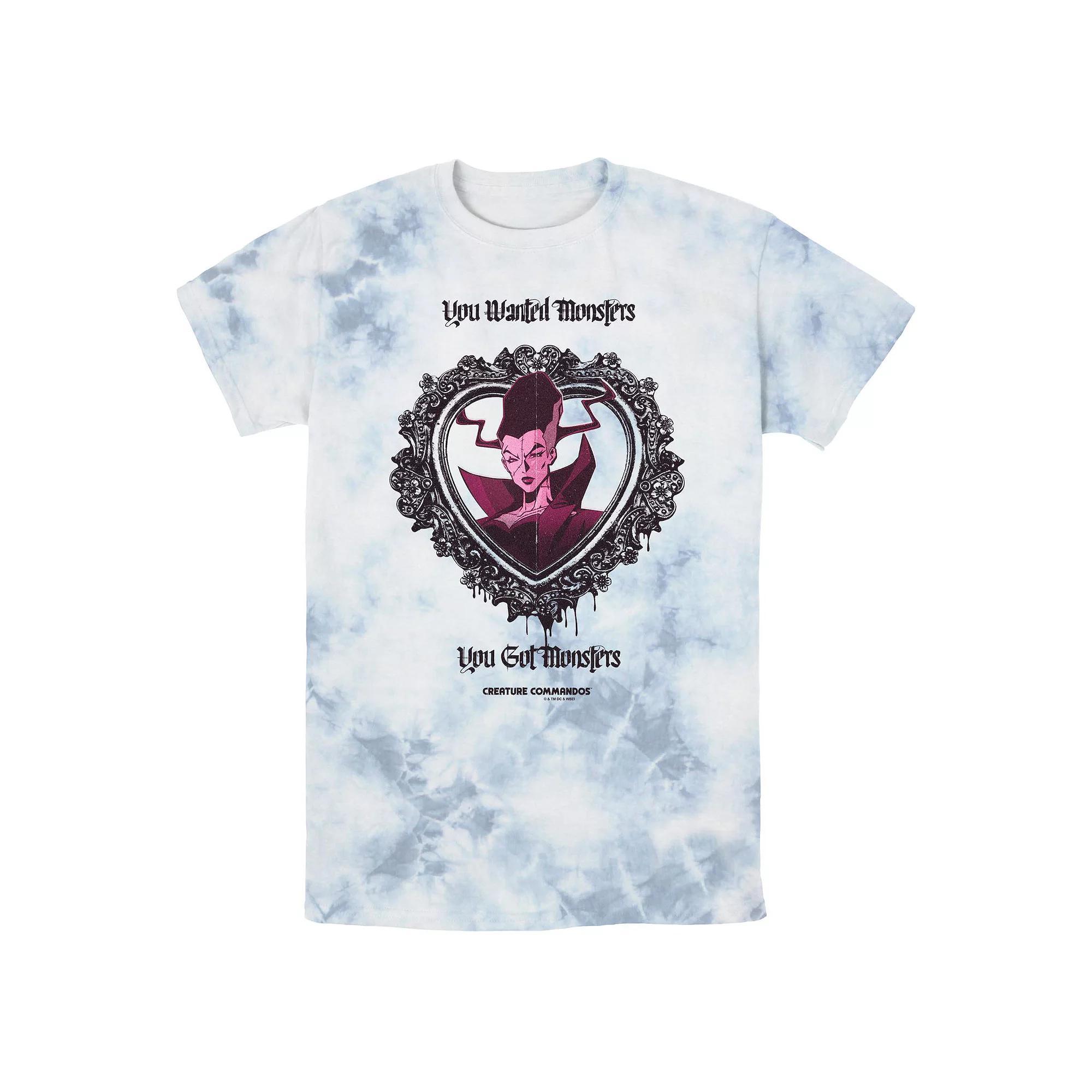 Men's Creature Commandos The Bride Bombard Wash Graphic Tee,  Product Image