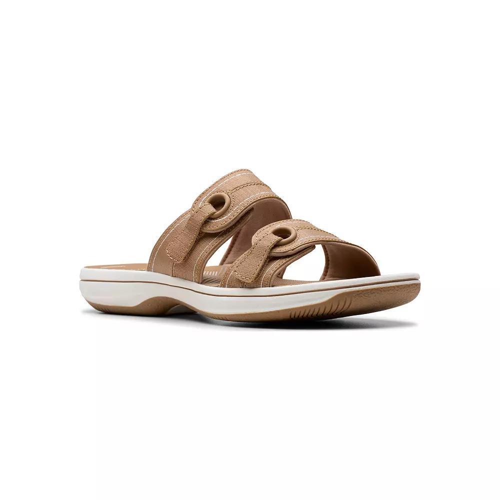 Clarks® Breeze Maye Cloudstepper Women's Flip Flop Sandals, Size: 10, Warm Beige Product Image