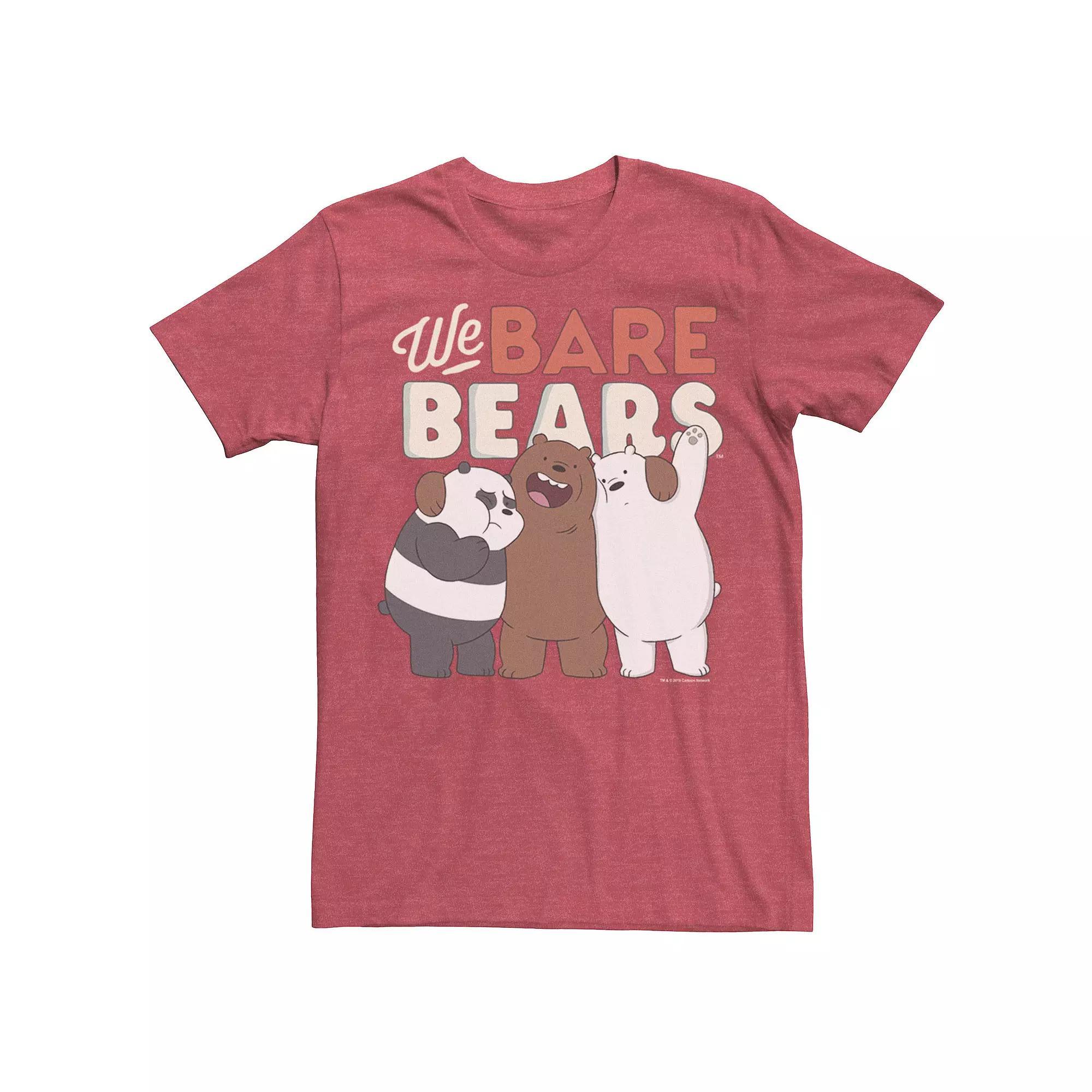 Men's Cartoon Network We Bare Bears Trio Portrait Graphic Tee,  Product Image