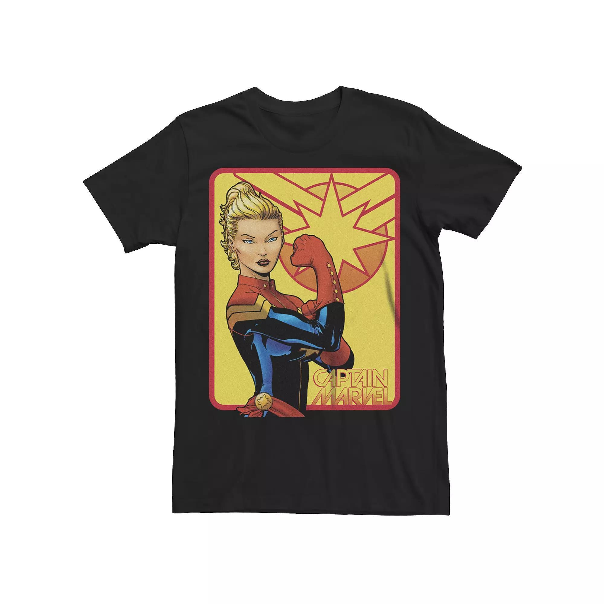 Men's Captain Marvel Poster Graphic Tee,  Product Image