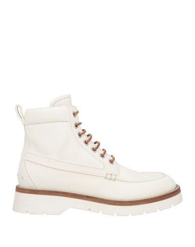 DSQUARED2 Man Ankle Boots White Size 9 Leather Product Image