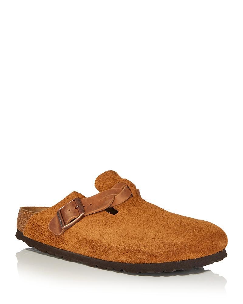 Birkenstock Womens Boston Braided Suede Clog Womens at Urban Outfitters Product Image