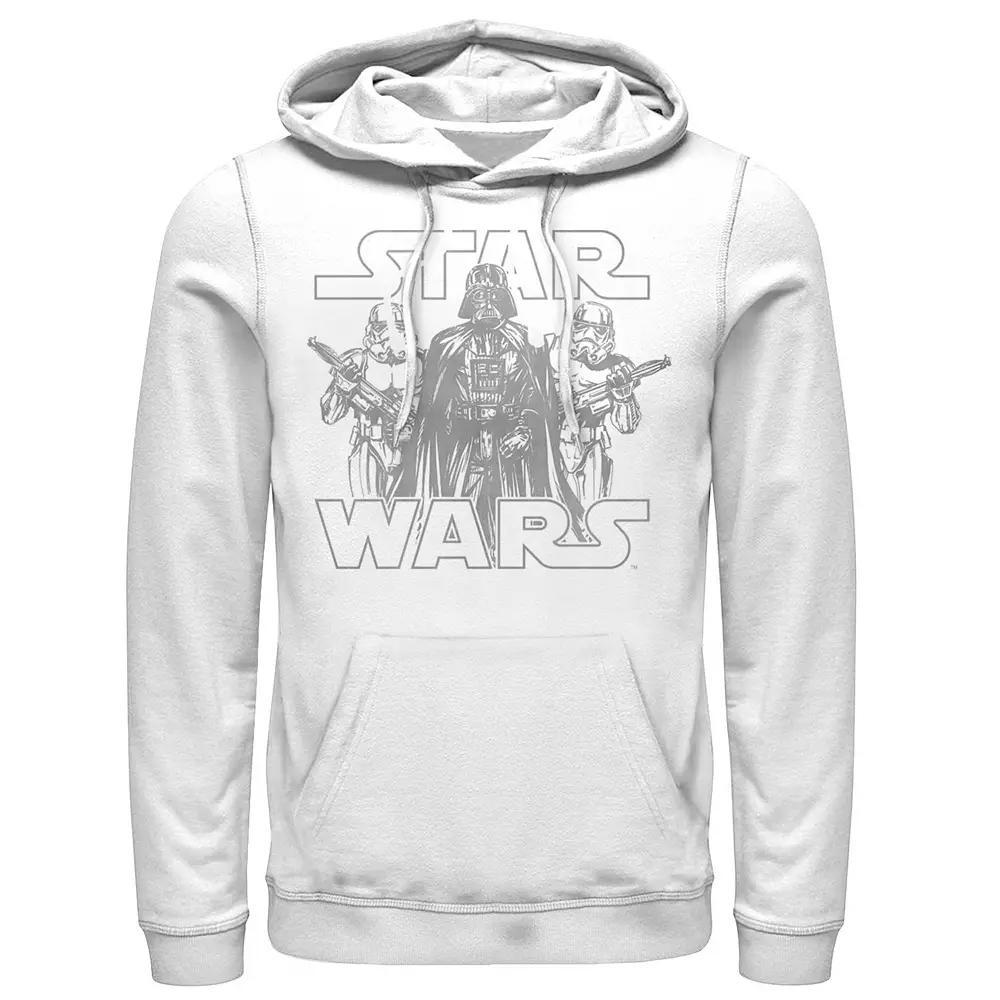 Men's Star Wars Graphic Hoodie, Size: Medium, White Product Image