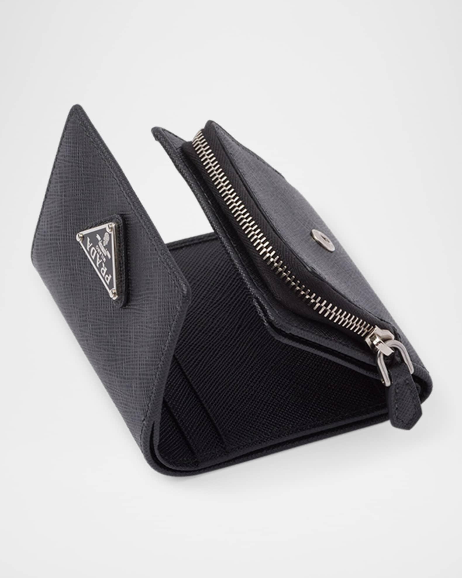 Small Saffiano Leather Trifold Wallet Product Image