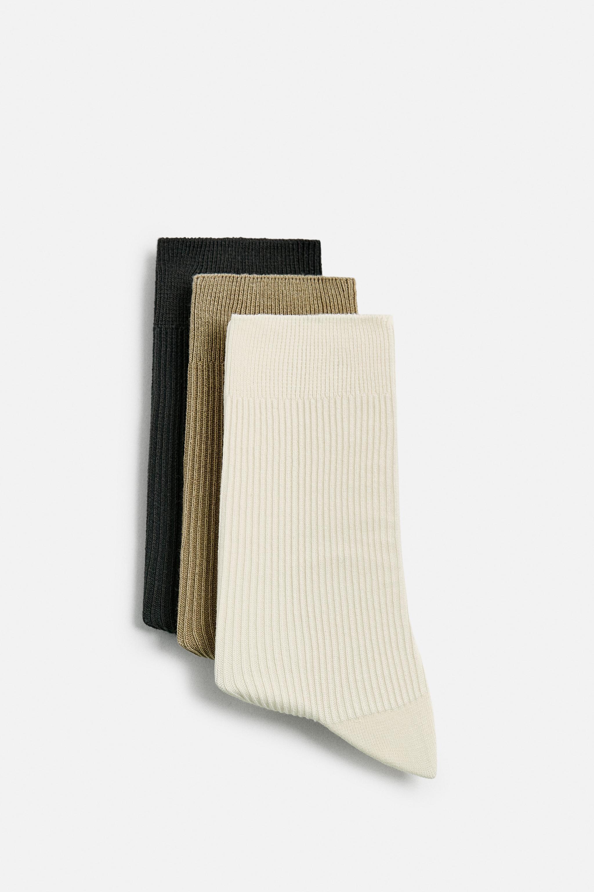 3-PACK RIBBED SOCKS Product Image