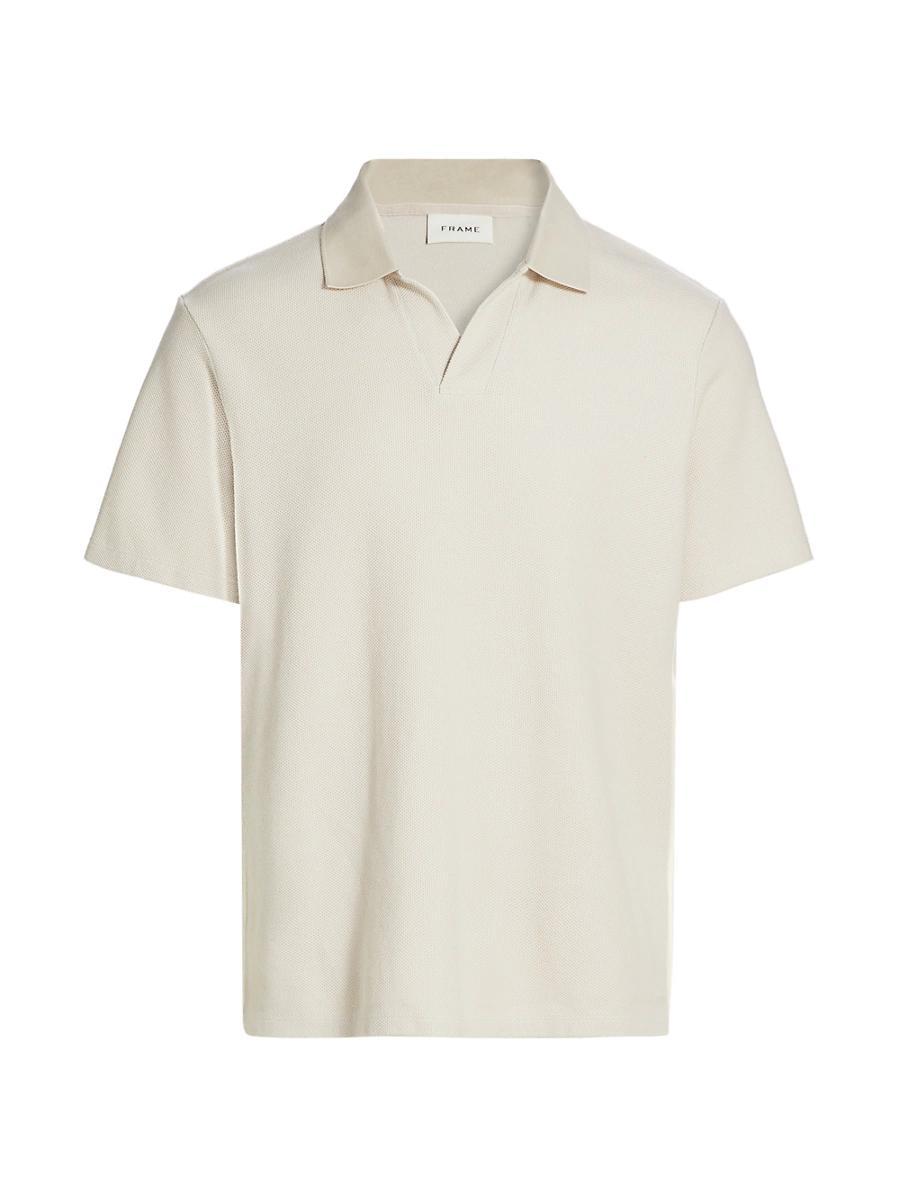 Mens Johnny Collar Polo Shirt Product Image