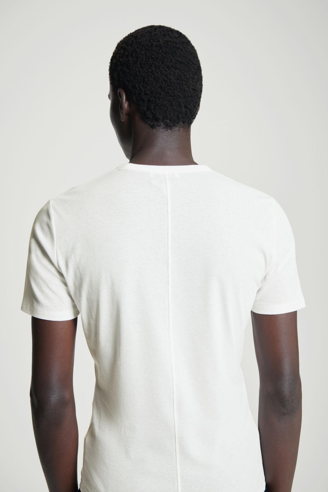 SLIM COTTON-CREPE T-SHIRT Product Image