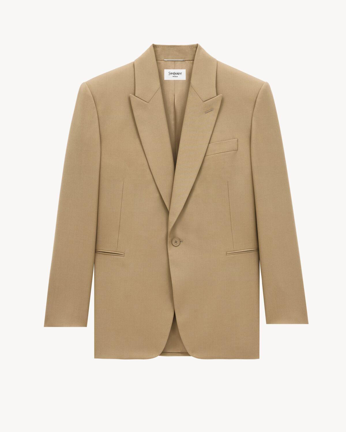 jacket in wool gabardine Product Image