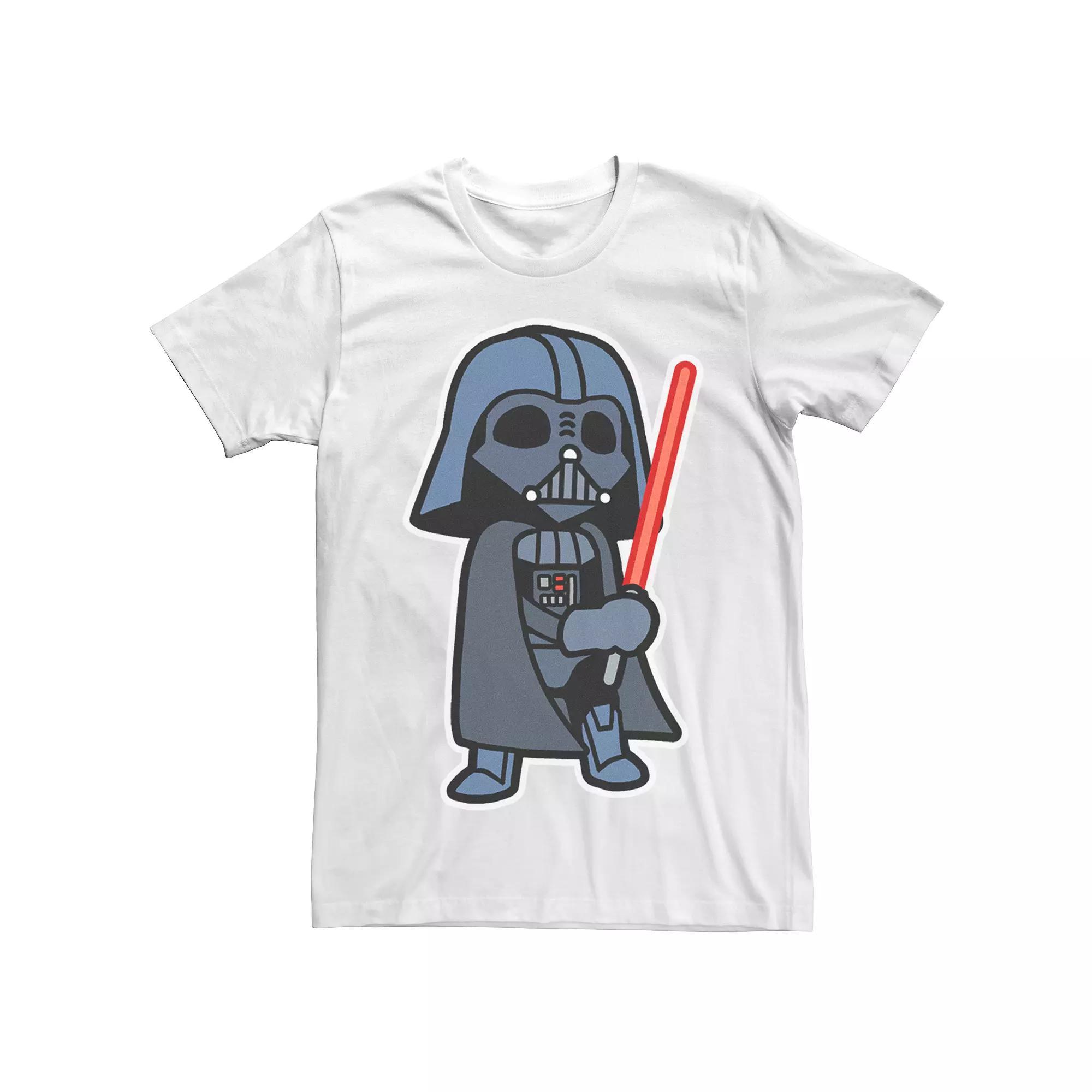 Men's Star Wars Darth Vader Chibi Cartoon Tee,  Product Image