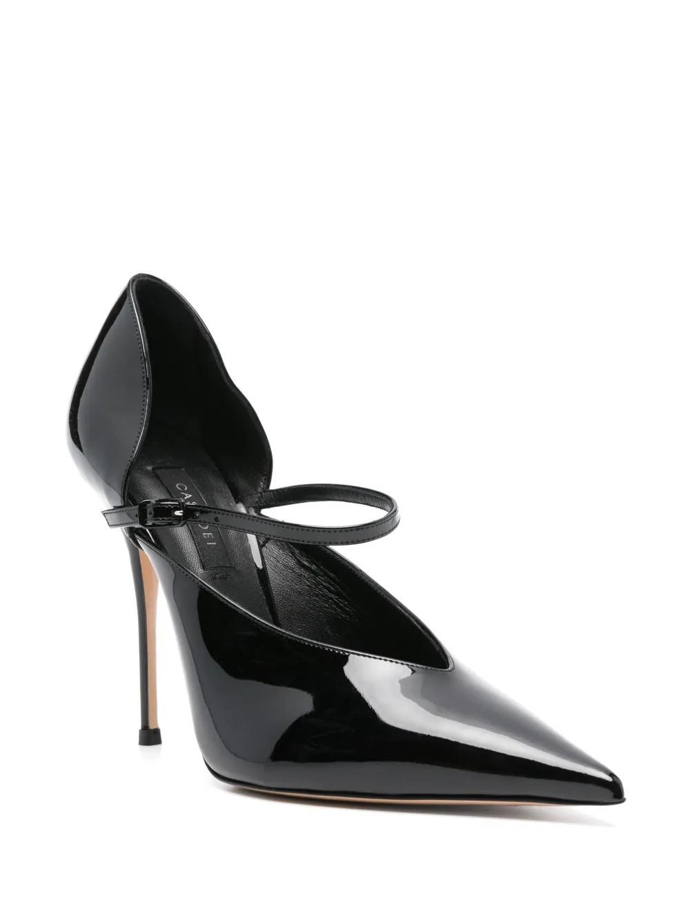 CASADEI Scarlet Jolly Pumps In Black Patent Leather In Schwarz Product Image