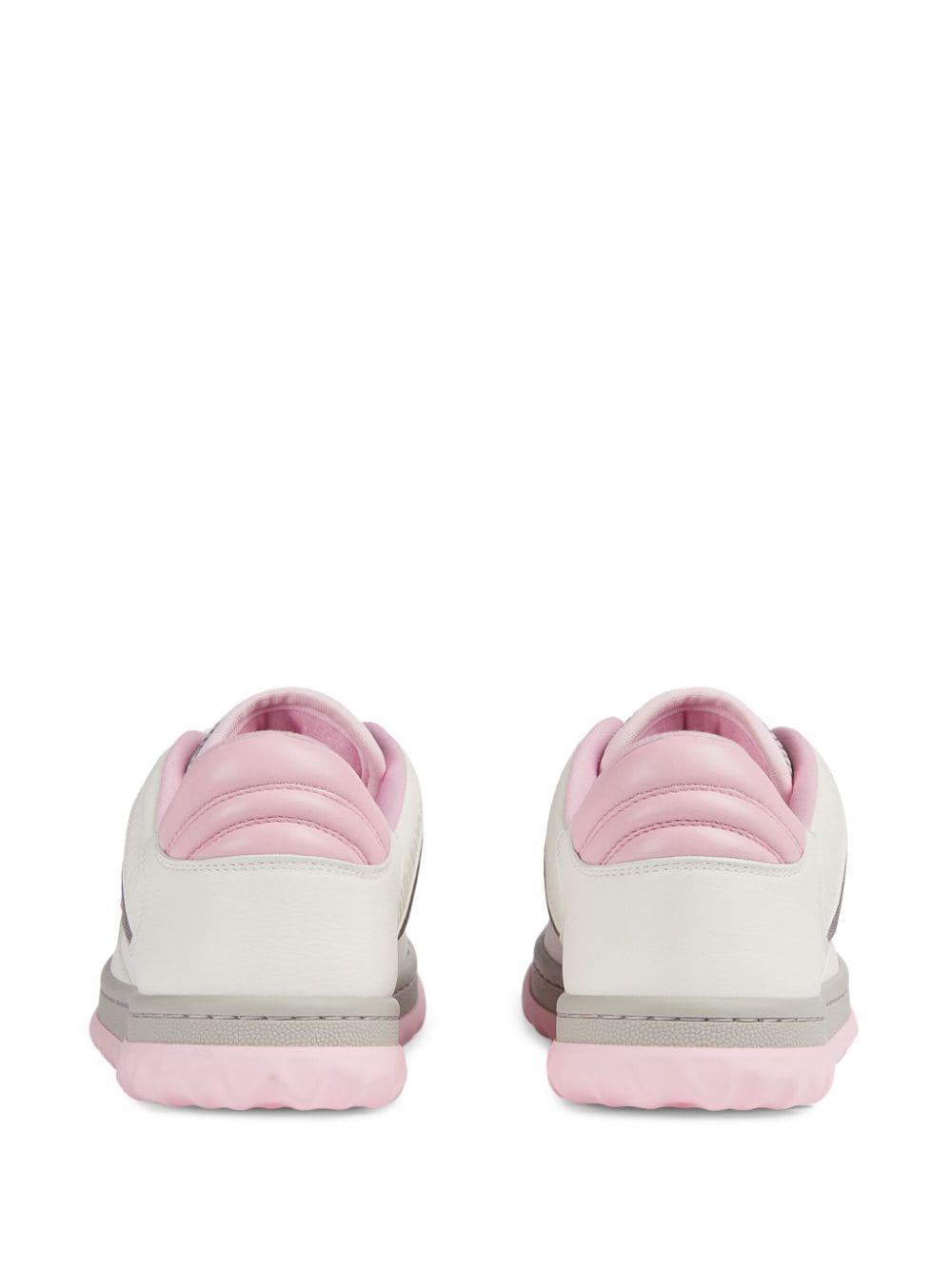 GUCCI Mac80 Leather Sneakers In Pink Product Image