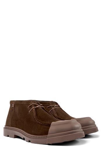 CAMPER Junction Panelled Lace-up Shoes In Medium_brown Product Image