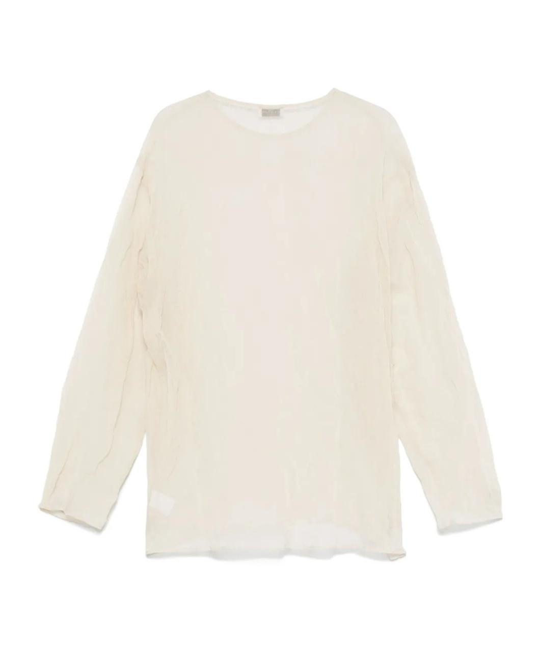 DRIES VAN NOTEN Long-sleeved T-shirt In White Product Image