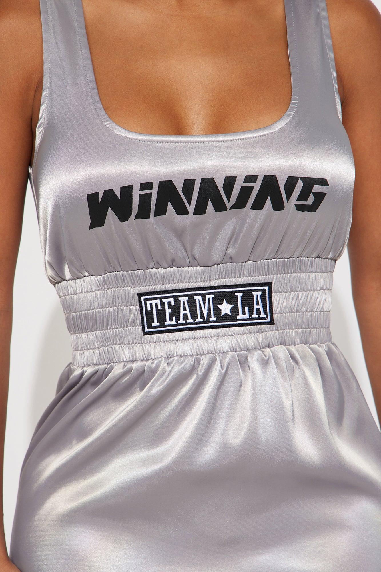 Team La Mini Dress - Grey Product Image