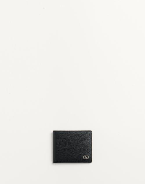 VLOGO SIGNATURE GRAINY CALFSKIN WALLET Product Image