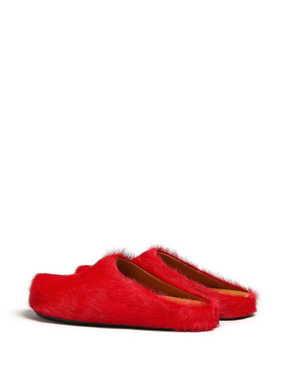 Fussbet Sabot calf-hair slippers Product Image