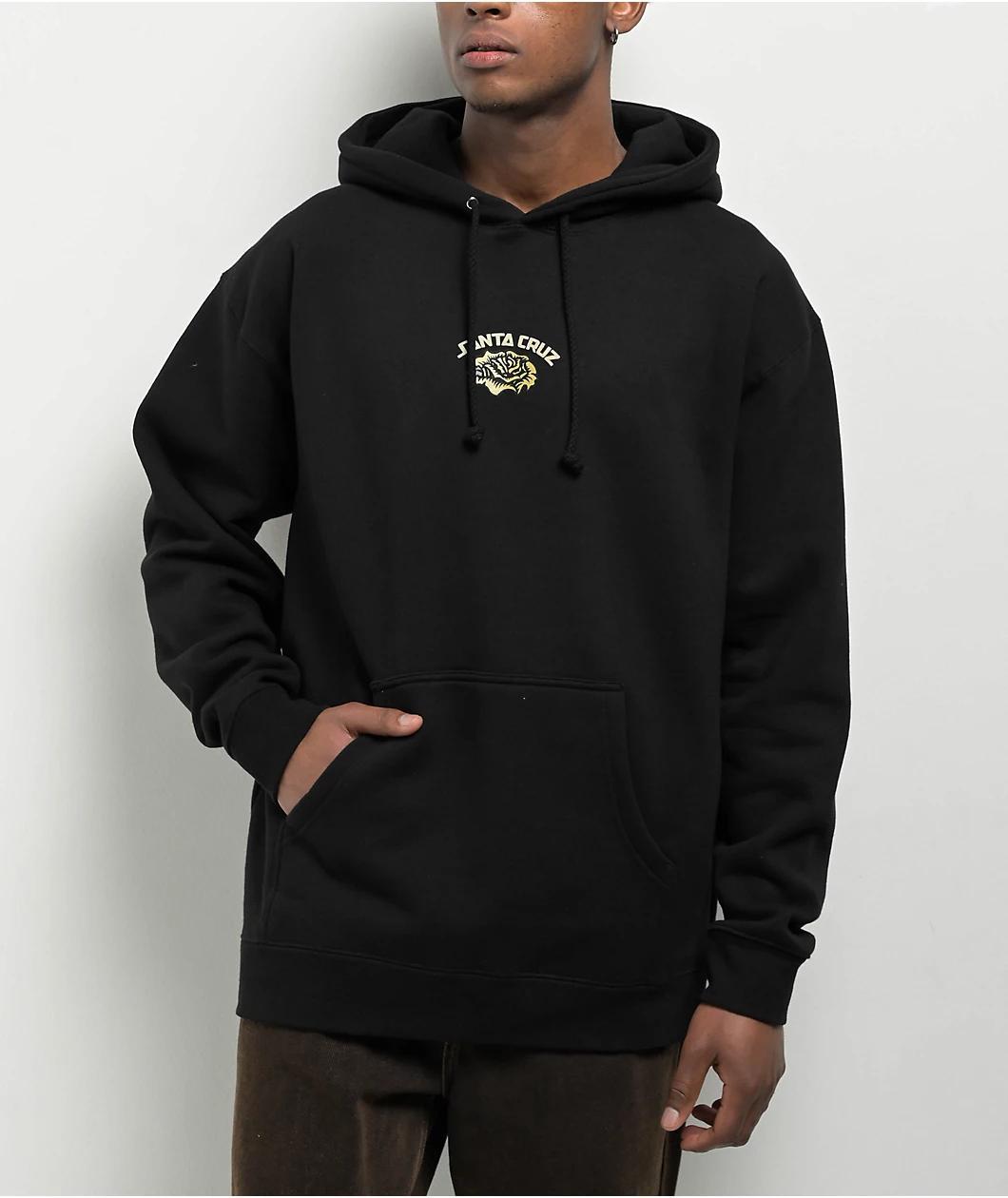 Santa Cruz Dressen Rose Solo Black Hoodie Product Image