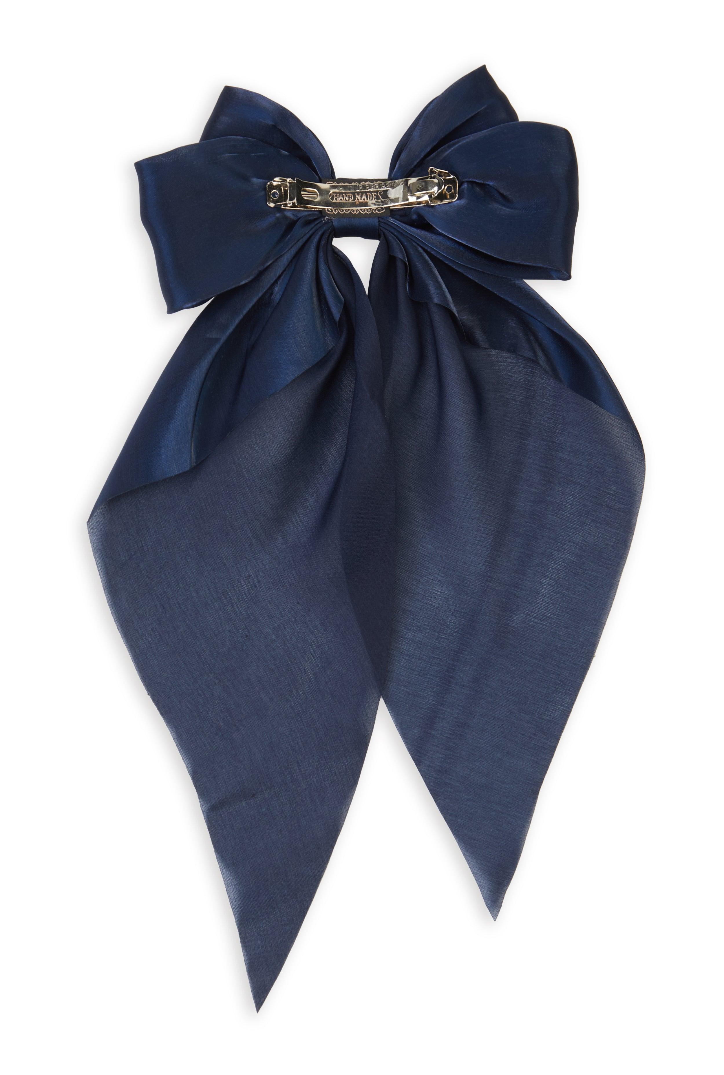 Womens Chiffon Bow Hair Clip Product Image