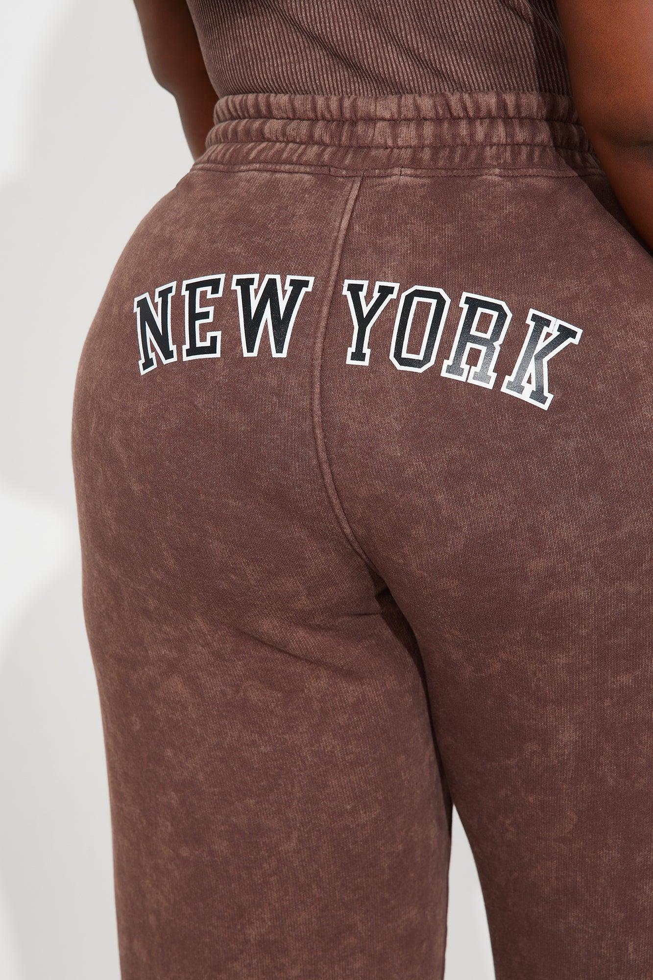 New York Washed Sweatpant - Brown Product Image