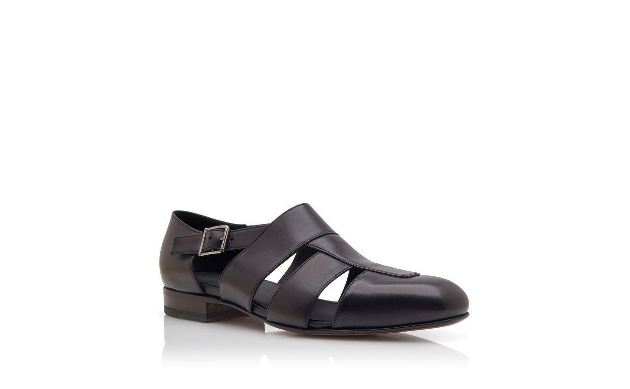 HICKORY Black Calf Leather Sandals Product Image