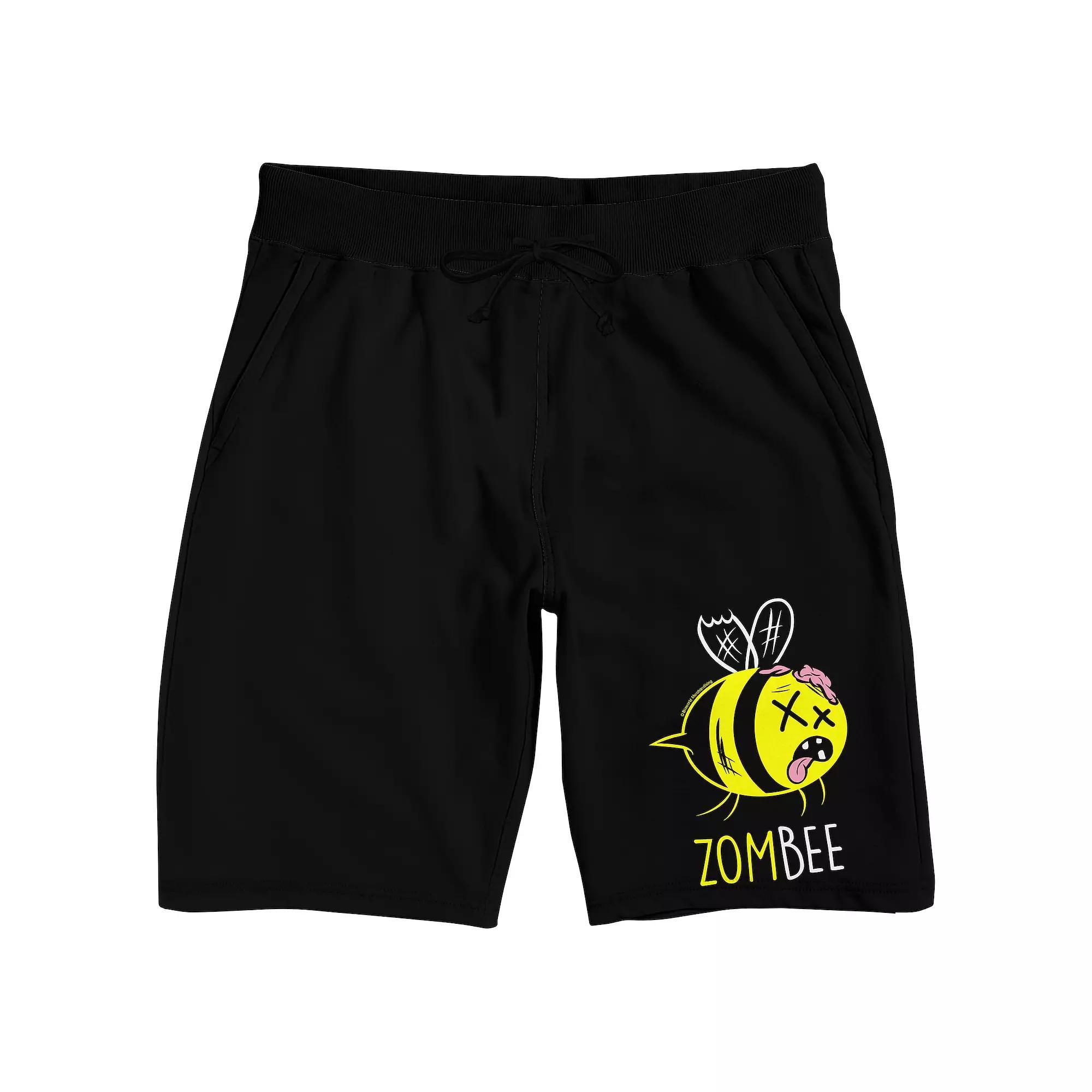 Men's Zombee Humorous Pajama Shorts,  Product Image