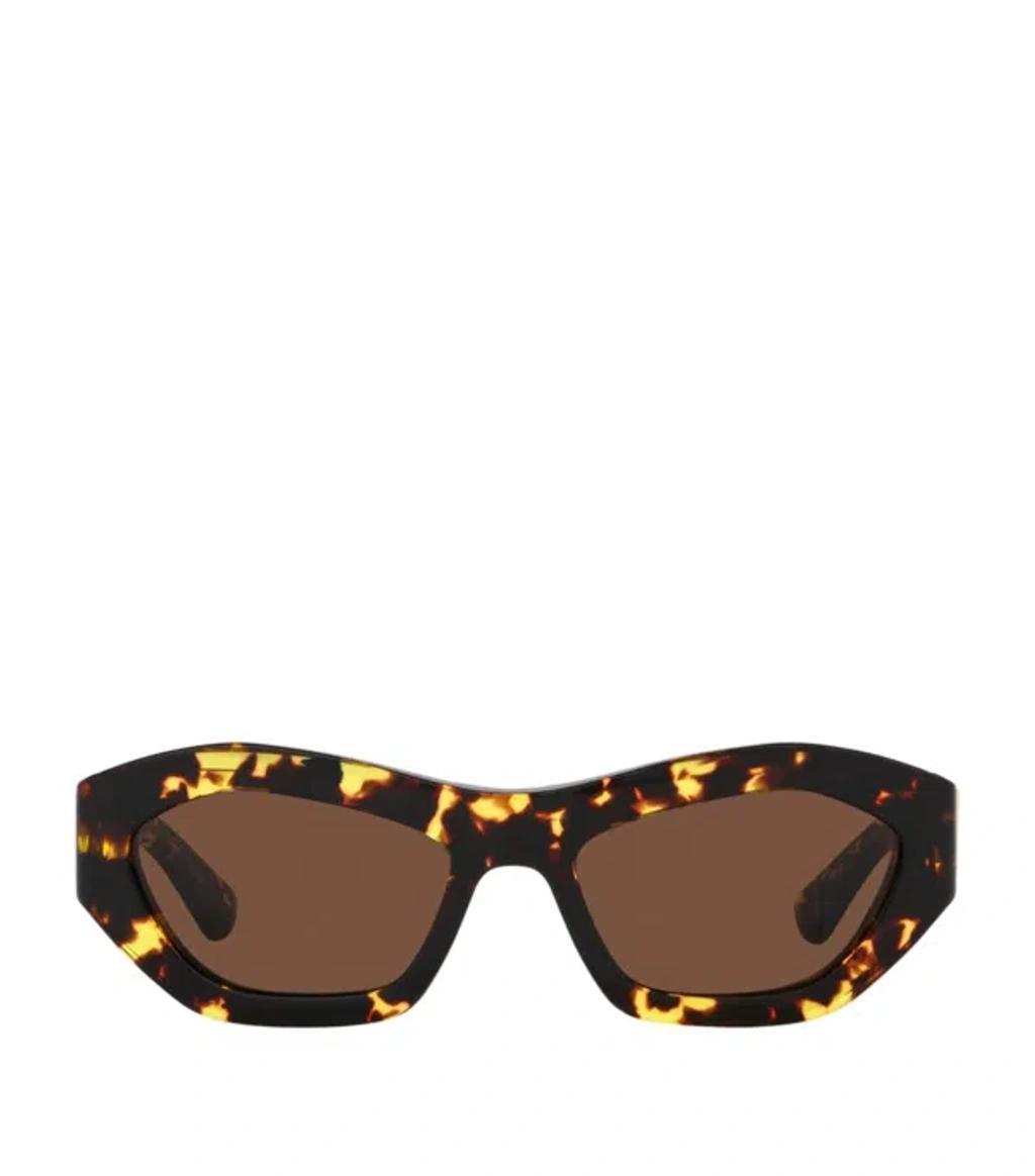 BOTTEGA VENETA Womens Green Bv1221s Cat-eye Acetate Sunglasses Product Image