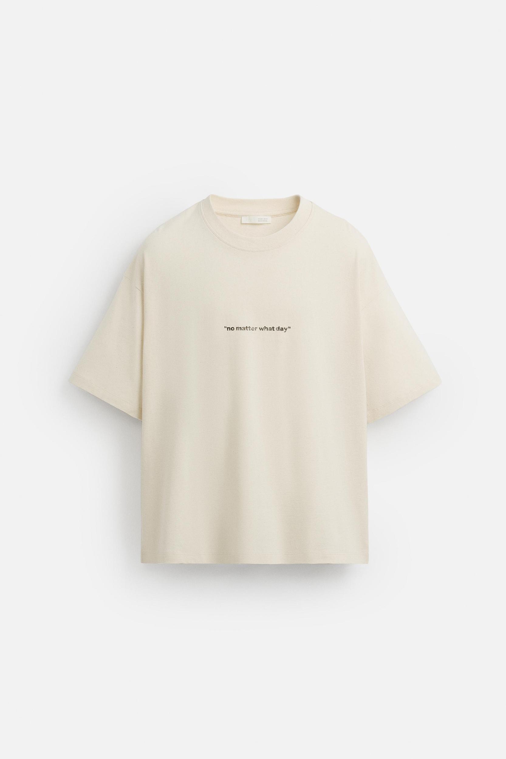 WASHED PRINT T-SHIRT Product Image