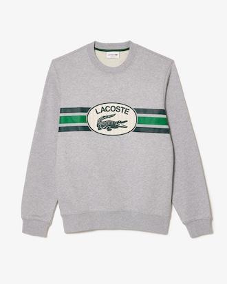 Men's Graphic Print Fleece Sweatshirt Product Image