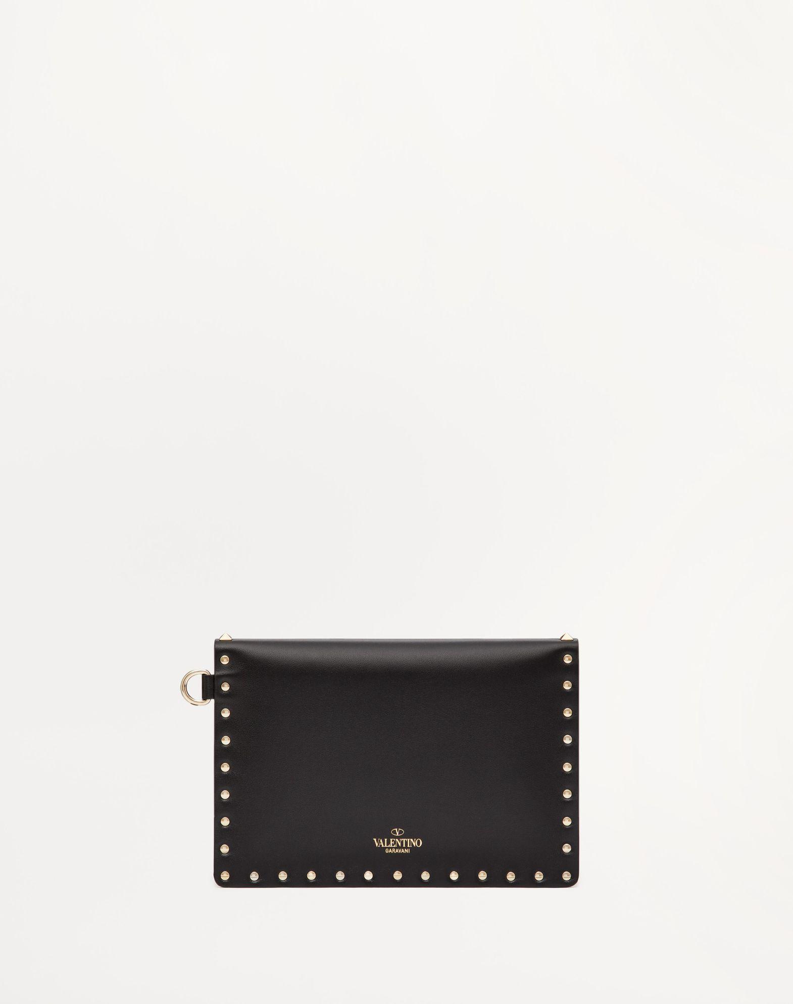 Rockstud Calfskin Pouch Product Image