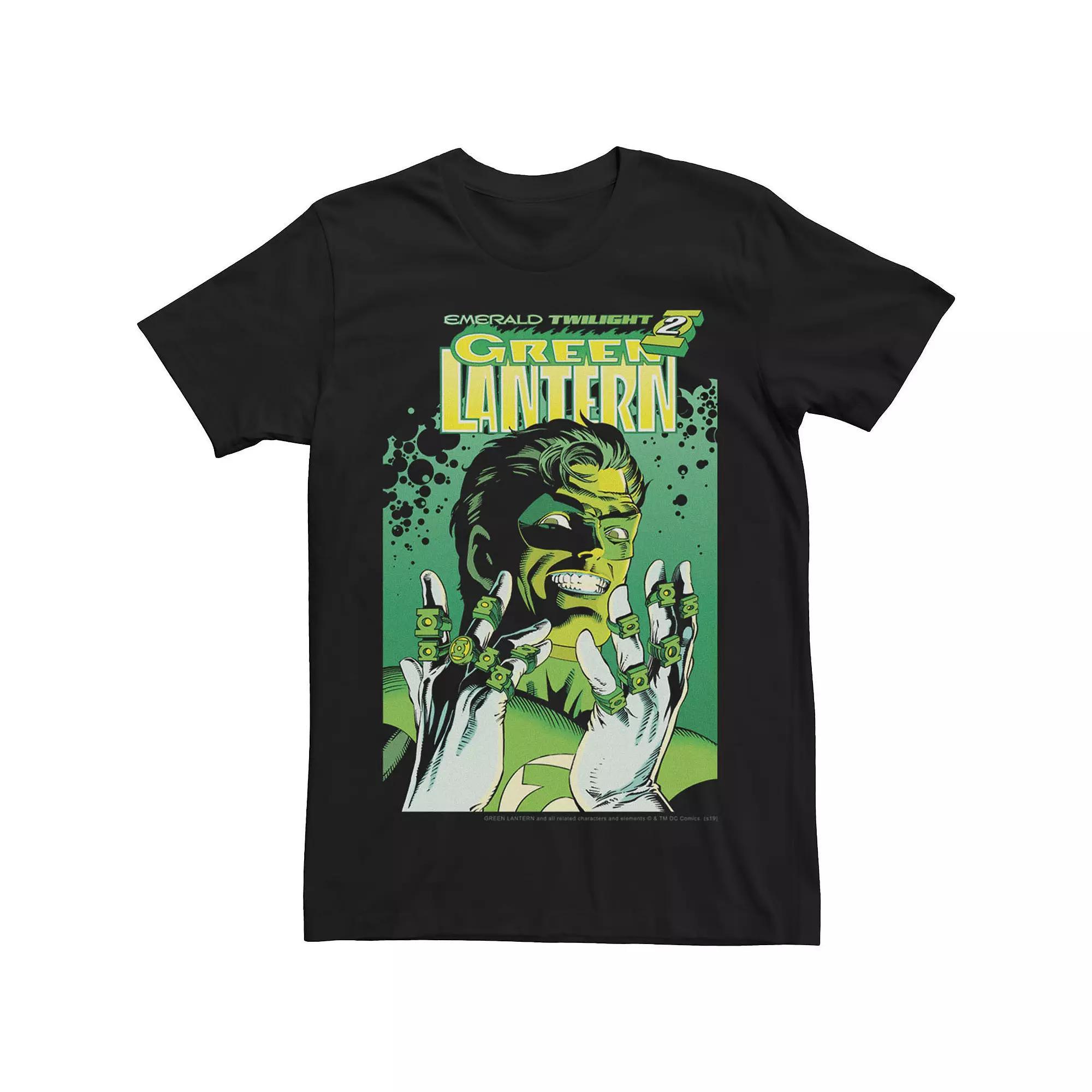 Men's Green Lantern My Precious Comic Tee, Size: Medium, Black Product Image