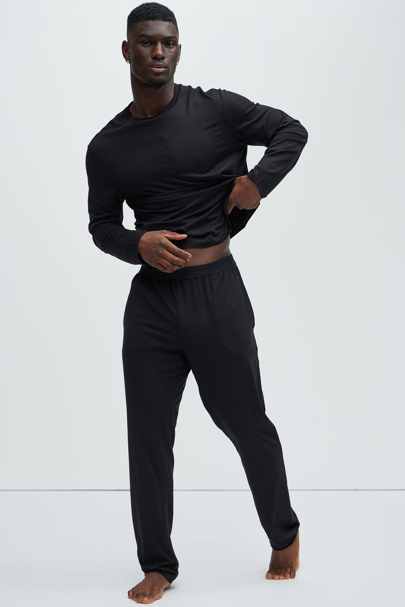 Essential Modal Lounge Pants - Black Product Image