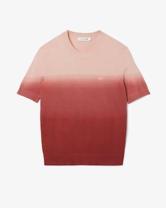 Short Sleeved Ombré Effect Sweater Product Image