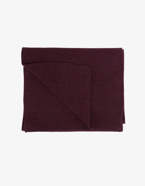 Merino Wool Scarf - Oxblood Red Product Image