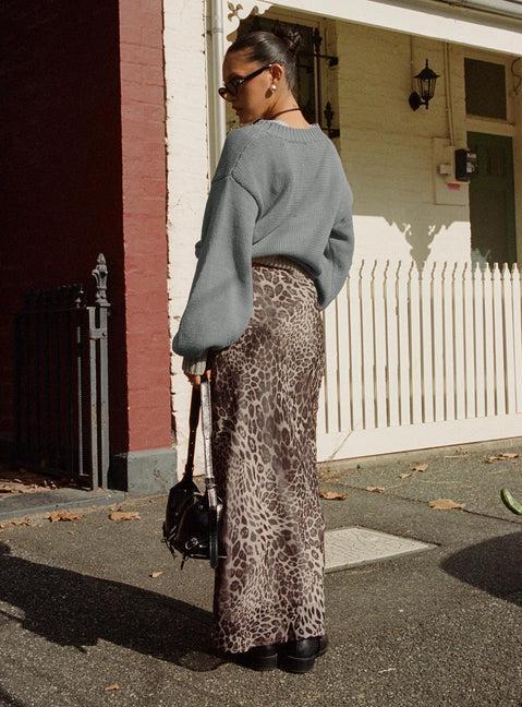 Manda Maxi Skirt Leopard Product Image