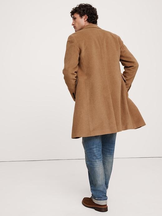 Camel-Wool-Cashmere Topcoat Product Image