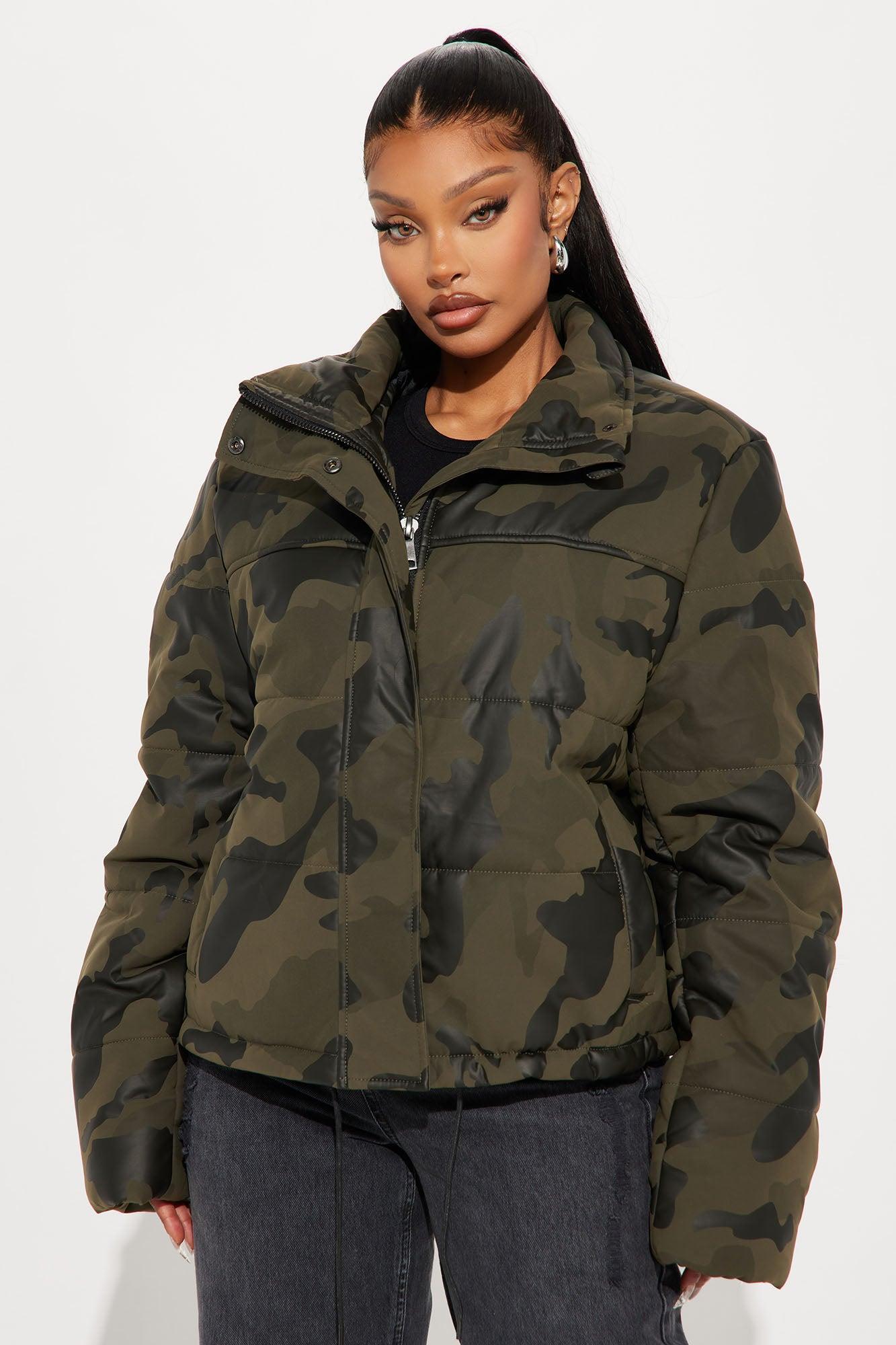 Chain Of Command Puffer Jacket - Olive/combo Product Image