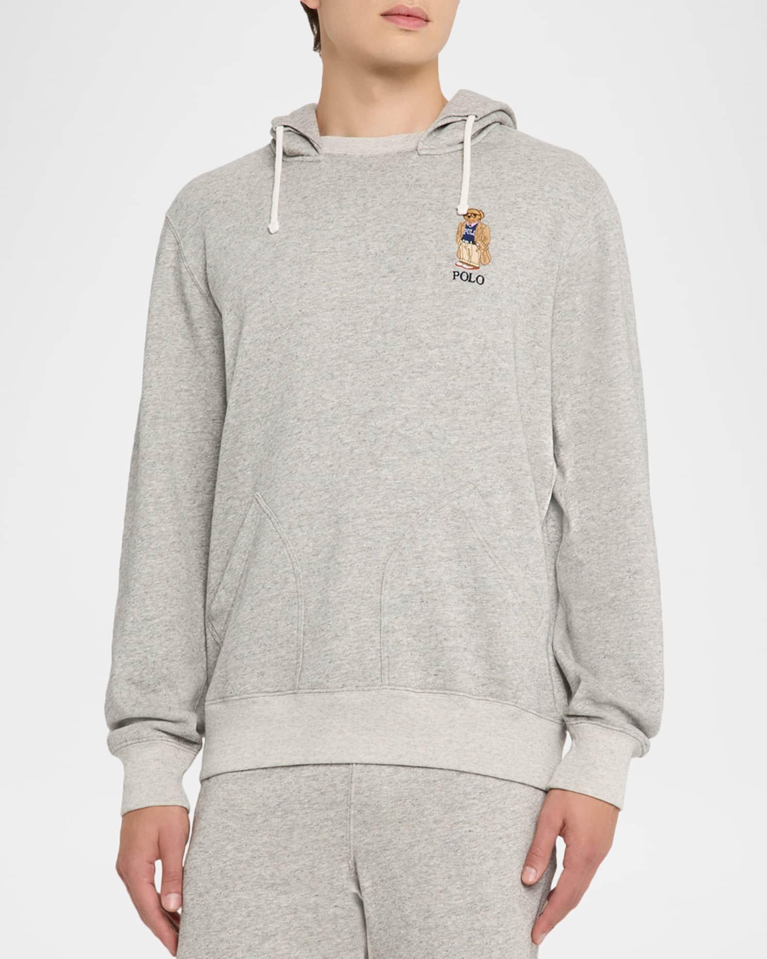 Men's Polo Bear Fleece Hoodie Product Image
