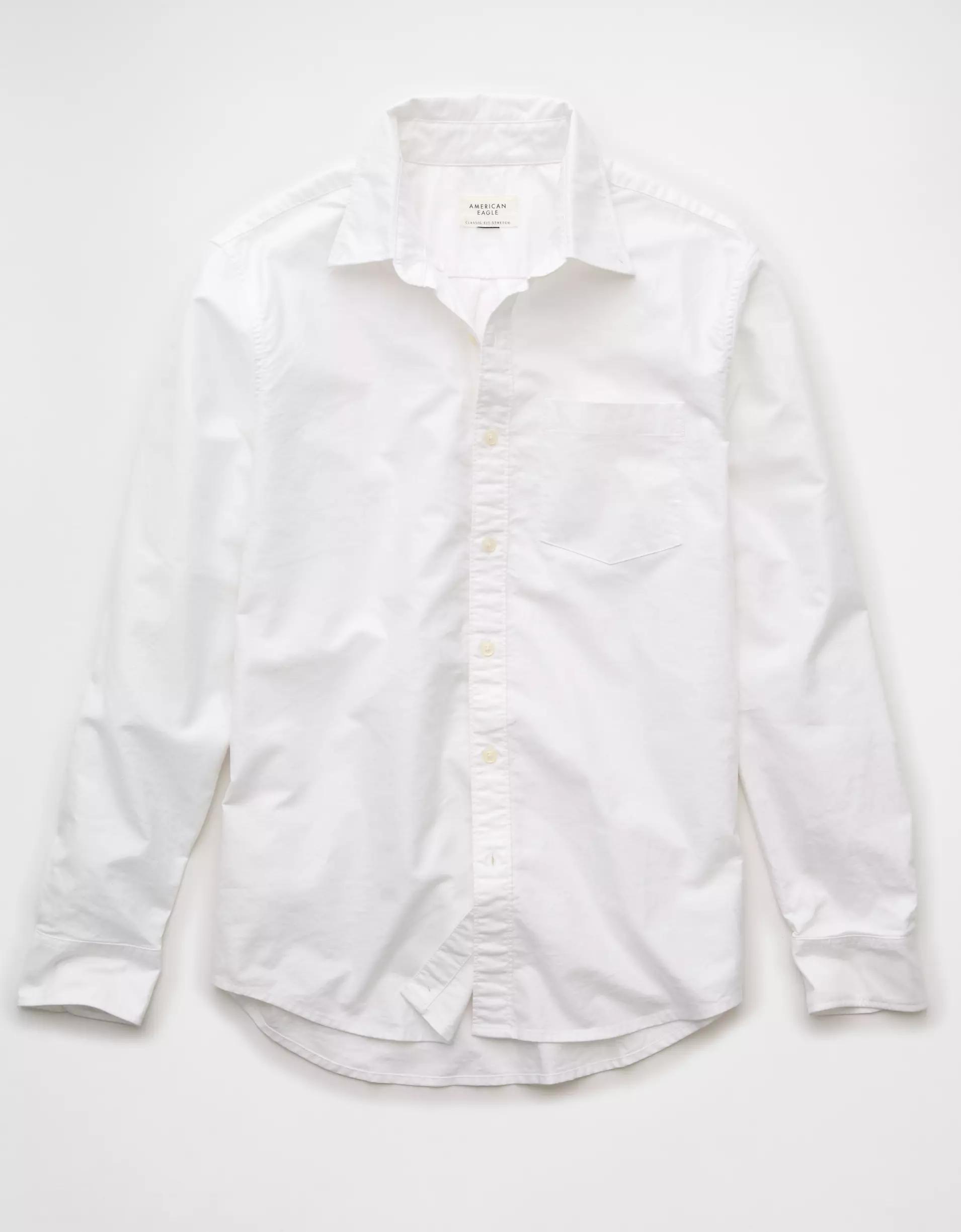 AE Everyday Classic Fit Oxford Button-Up Shirt Product Image