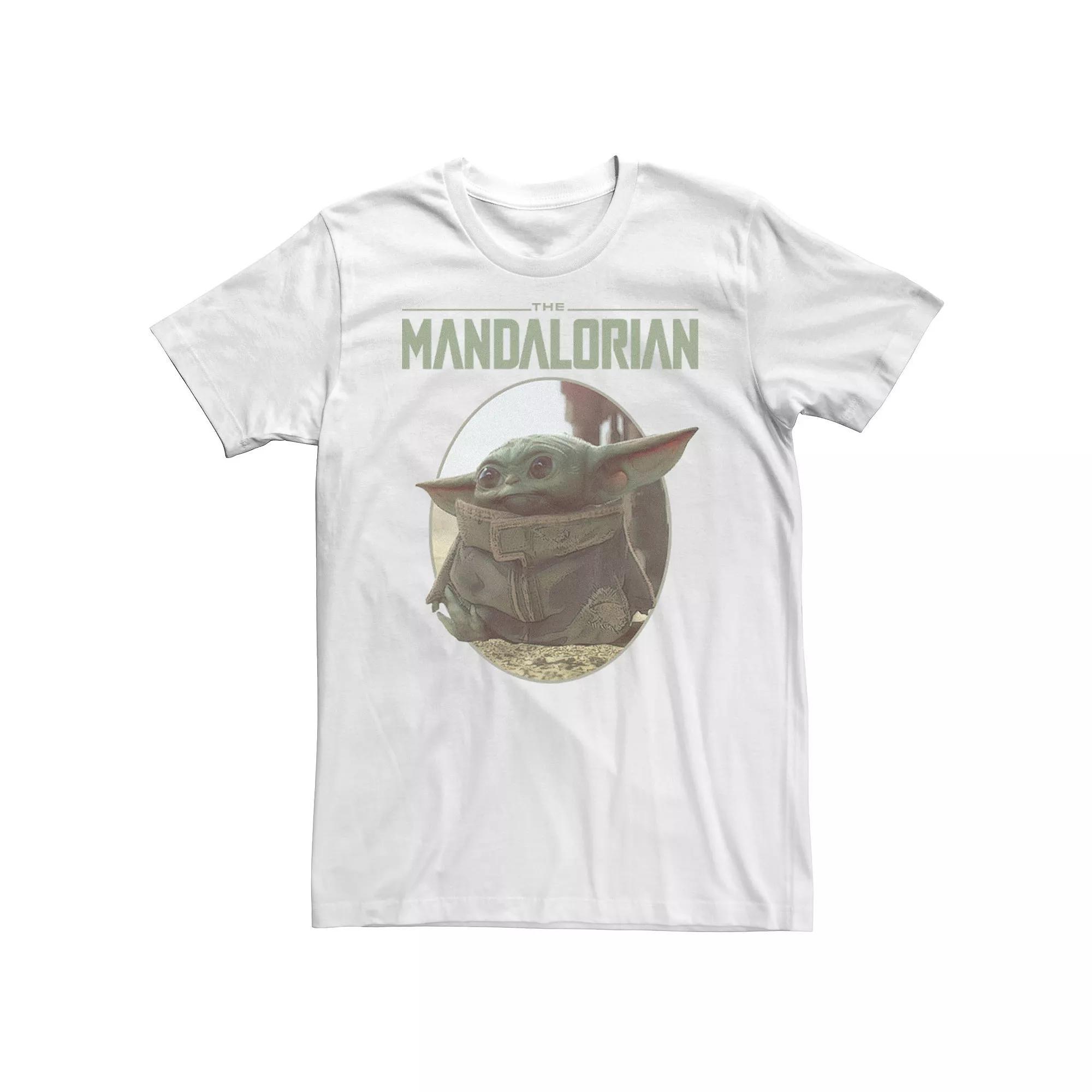 Men's Star Wars The Mandalorian The Child Circle Portrait Tee,  Product Image