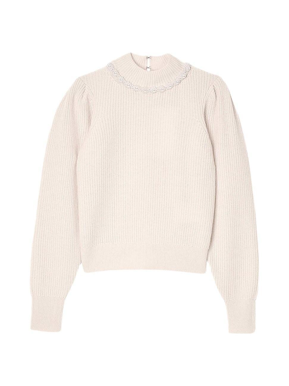 Womens Ribbed Wool and Cashmere Jumper Product Image