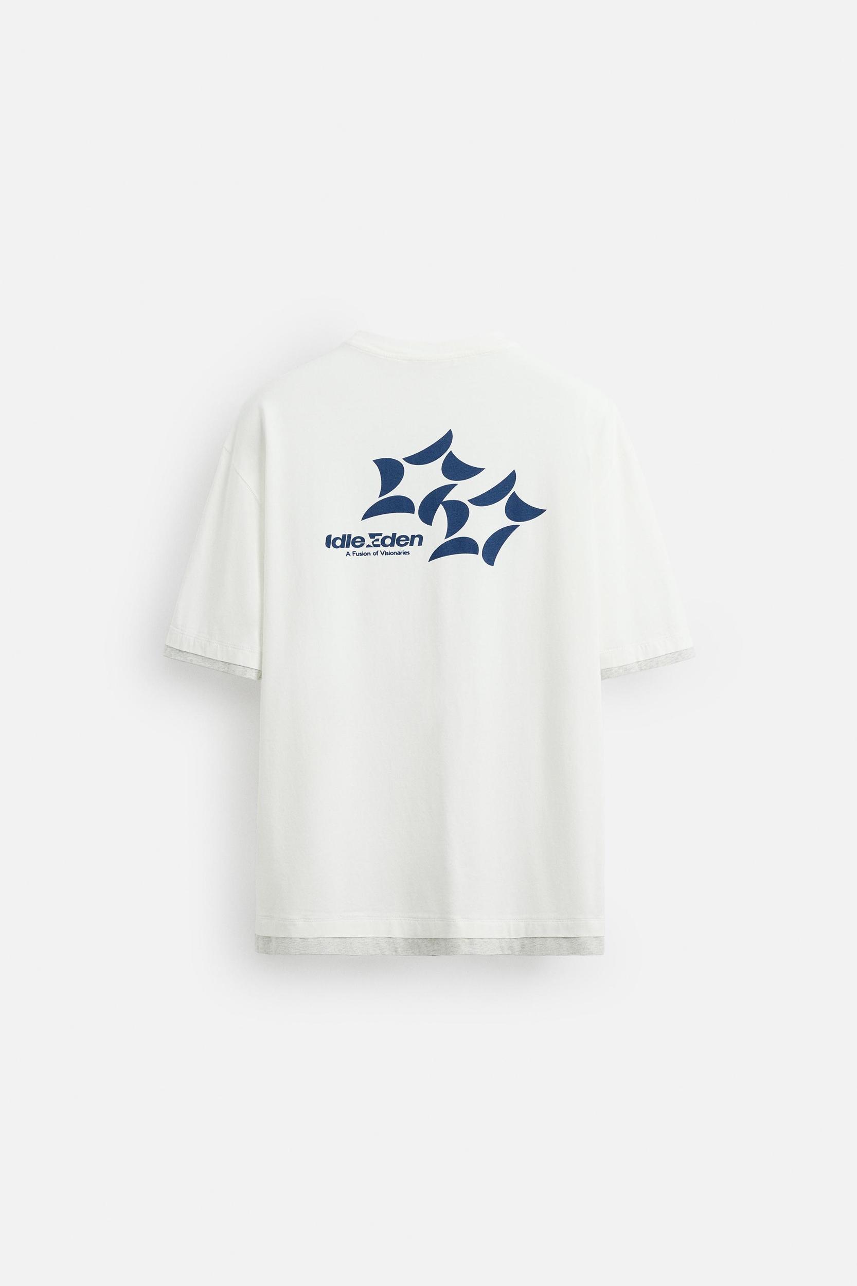 TEXT PRINT T-SHIRT Product Image