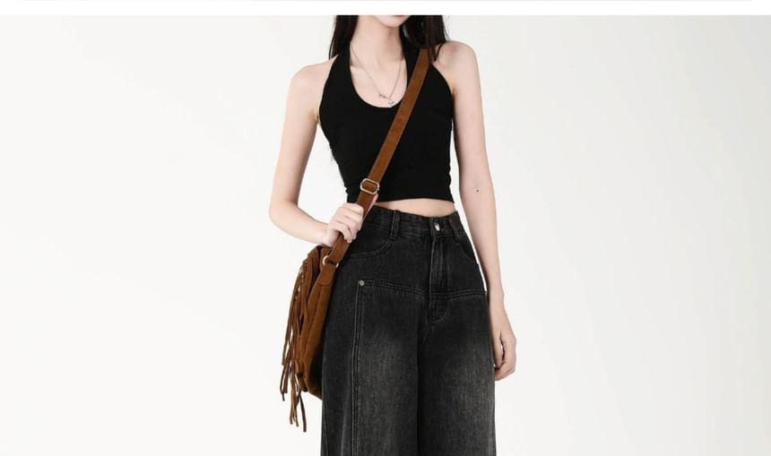 High Rise Wide Leg Jeans Product Image