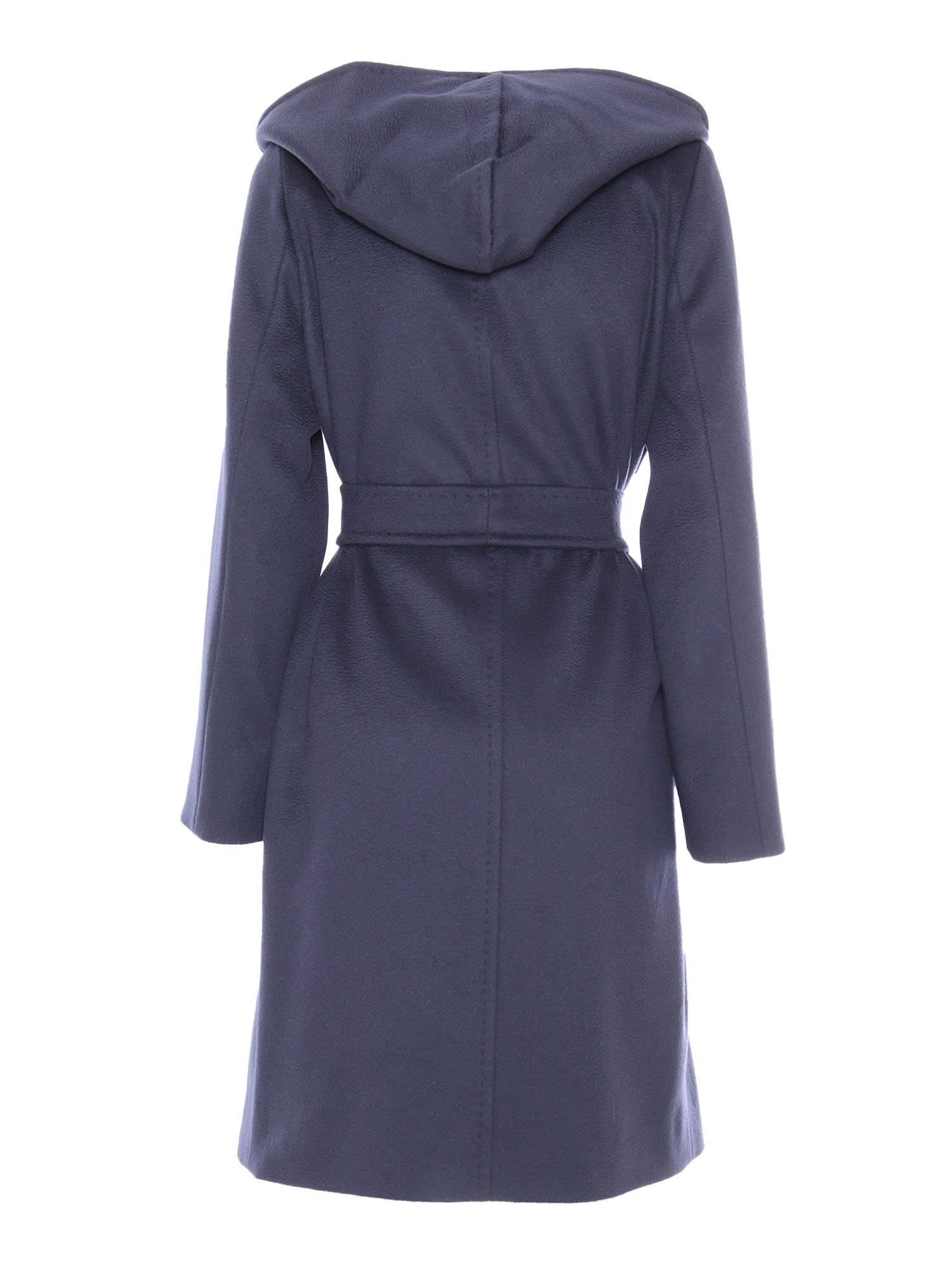 MAX MARA Studio Coat In Blue Product Image