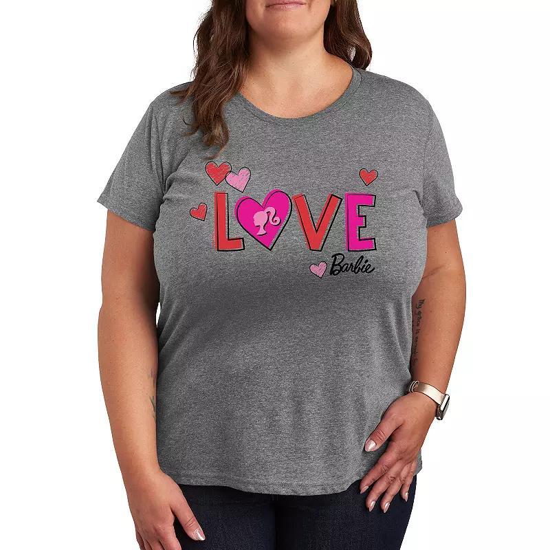 Plus Size Barbie The Movie Lifeguard Graphic Tee, Women's, Size: 3XL, Grey Gray Product Image